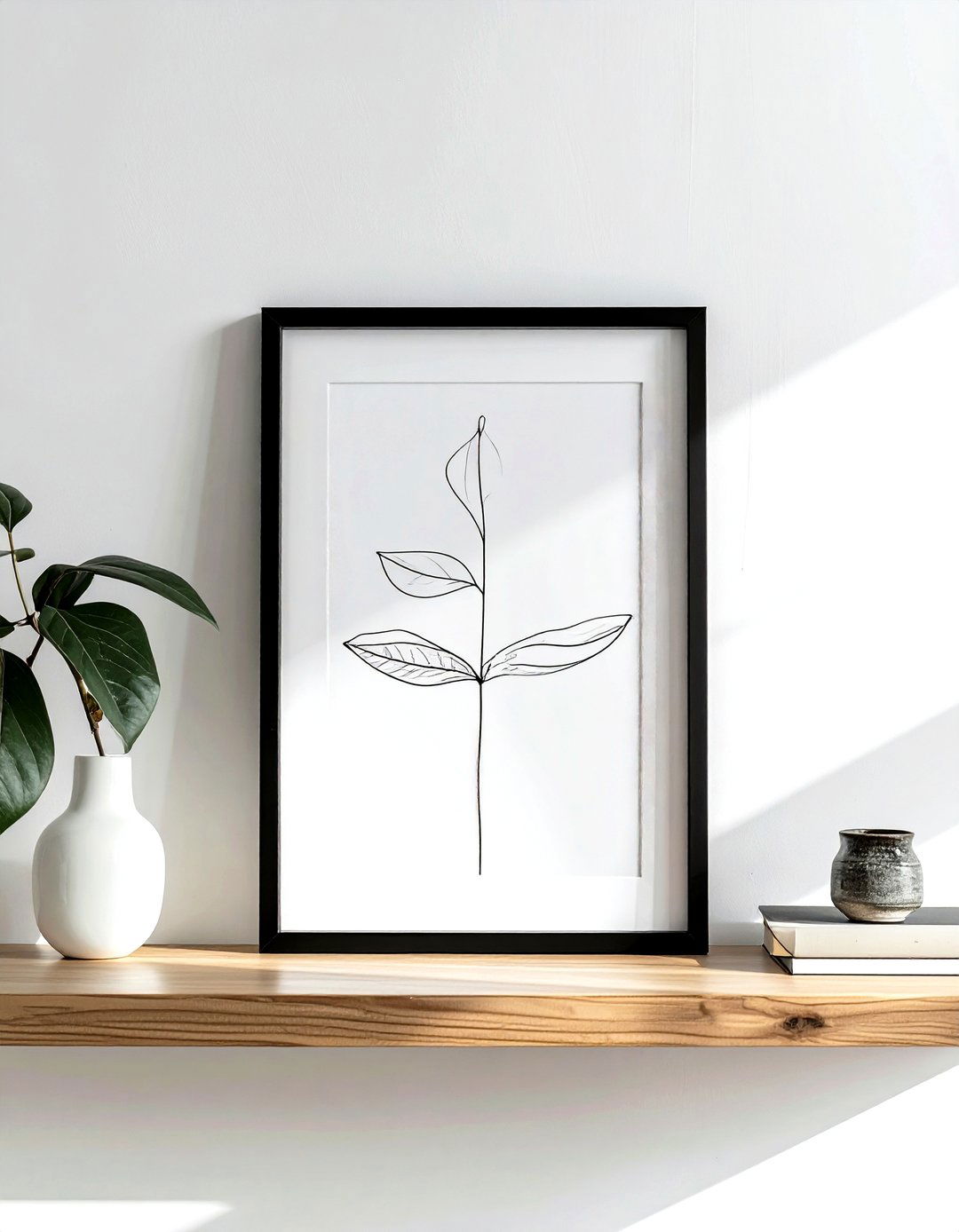 Black metal picture frame - 30 decor enhancement ideas