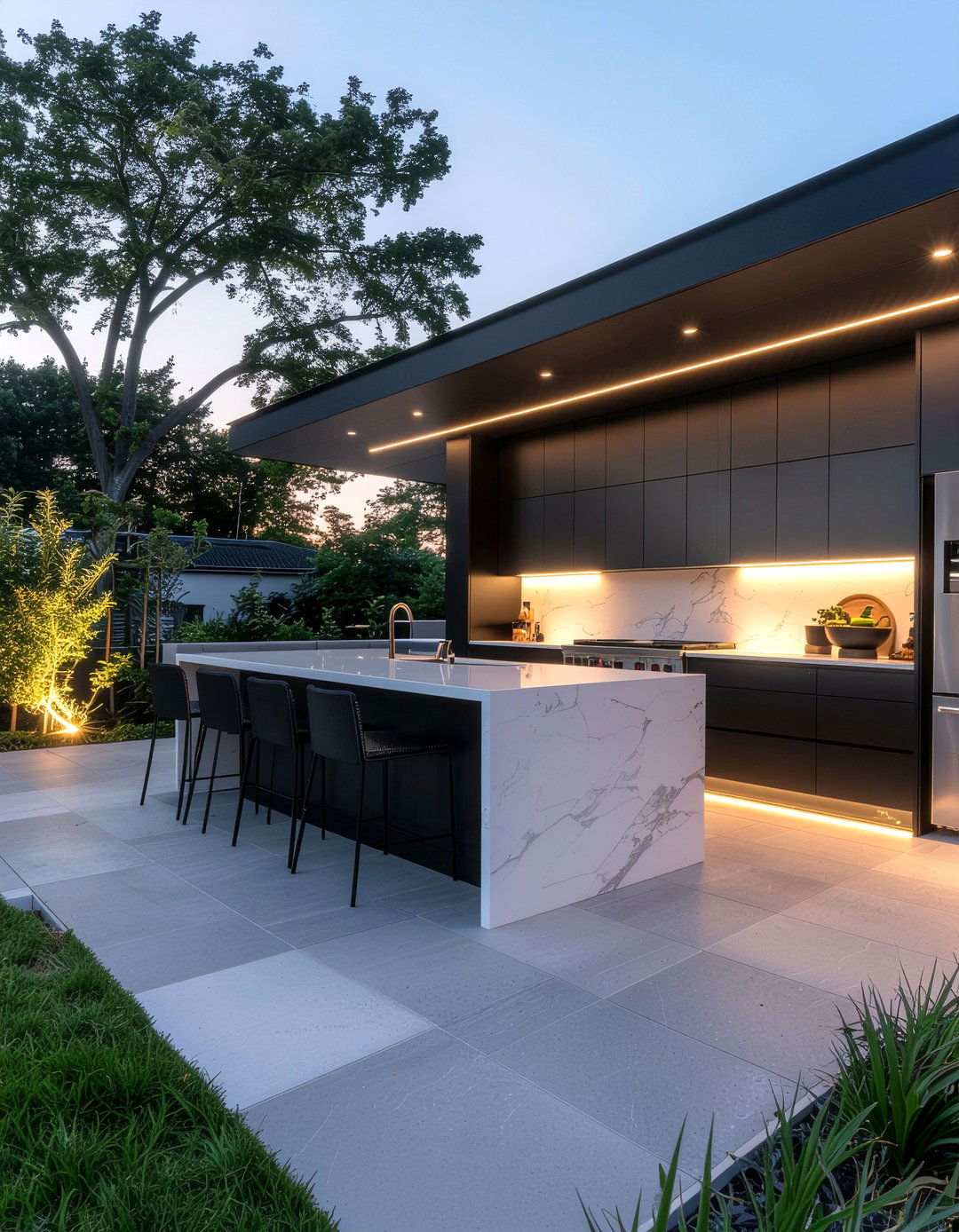 Black outdoor kitchen cabinets - 30 outdoor kitchen cabinet ideas