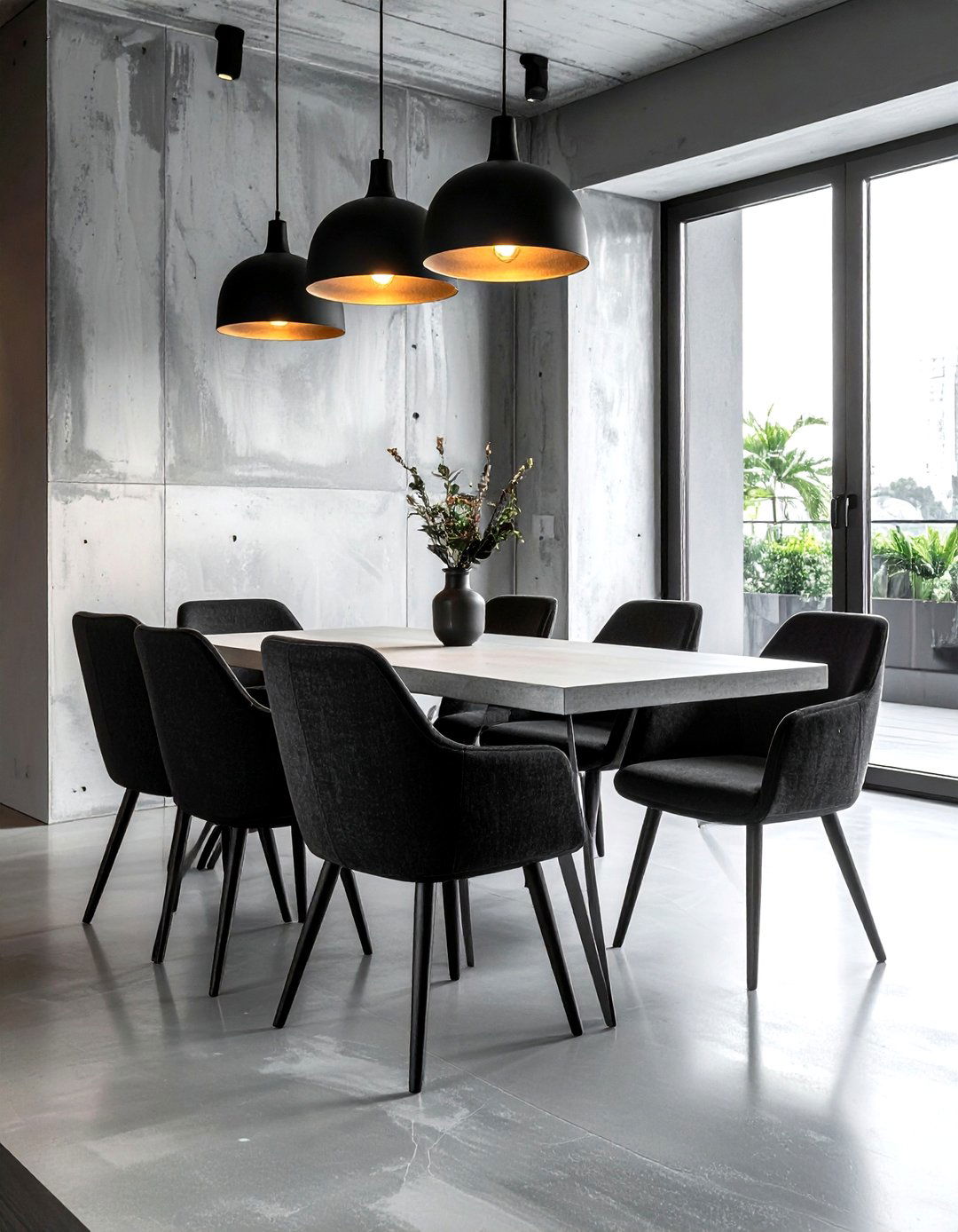 Black slipcovered dining chairs - 30 slipcovered dining chair ideas