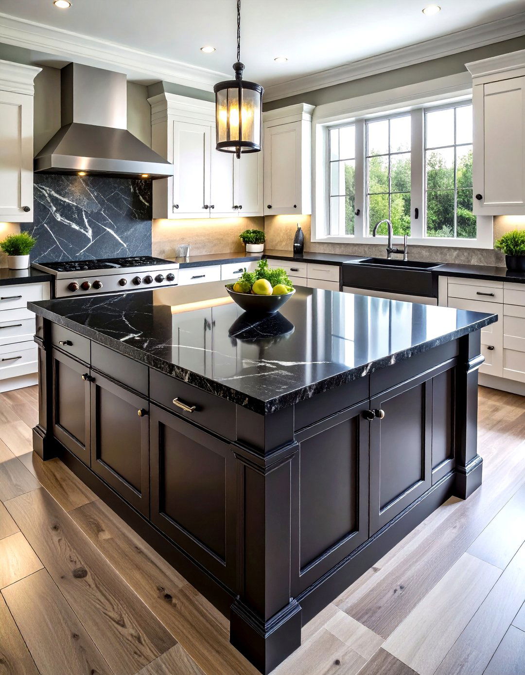 Black soapstone countertop - 30 soapstone bathroom ideas