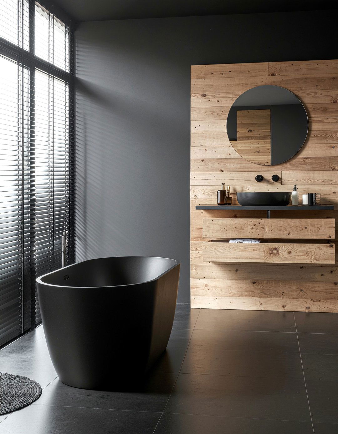 30 Chic All Black Bathroom Ideas for a Luxurious Modern Look