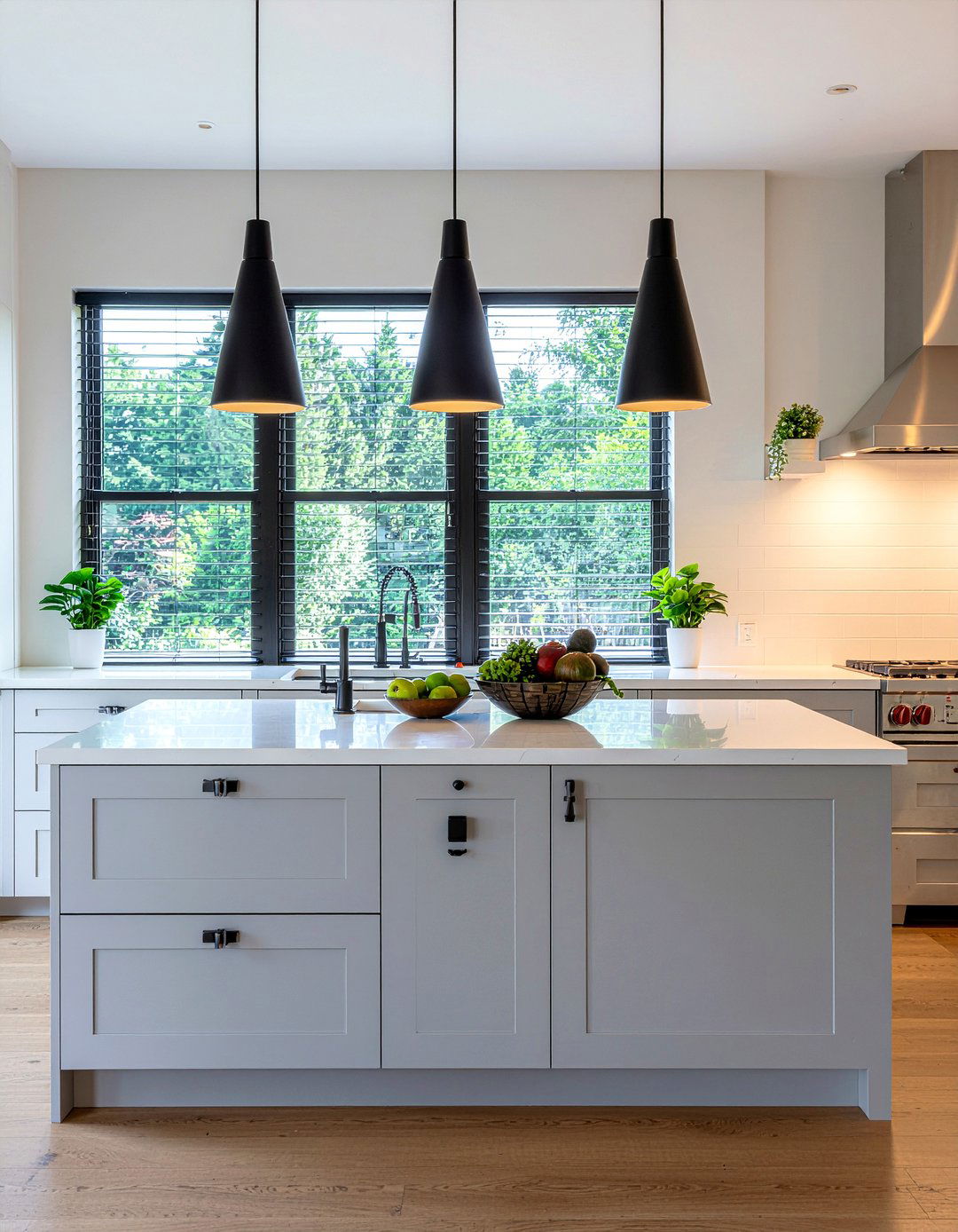 Black t bar cabinet pulls - 30 black kitchen hardware ideas