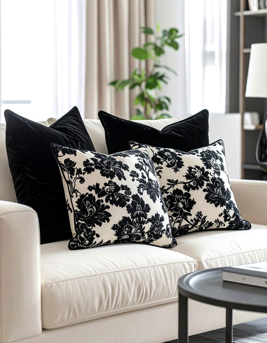 Black toile throw pillows - 30 toile decor ideas