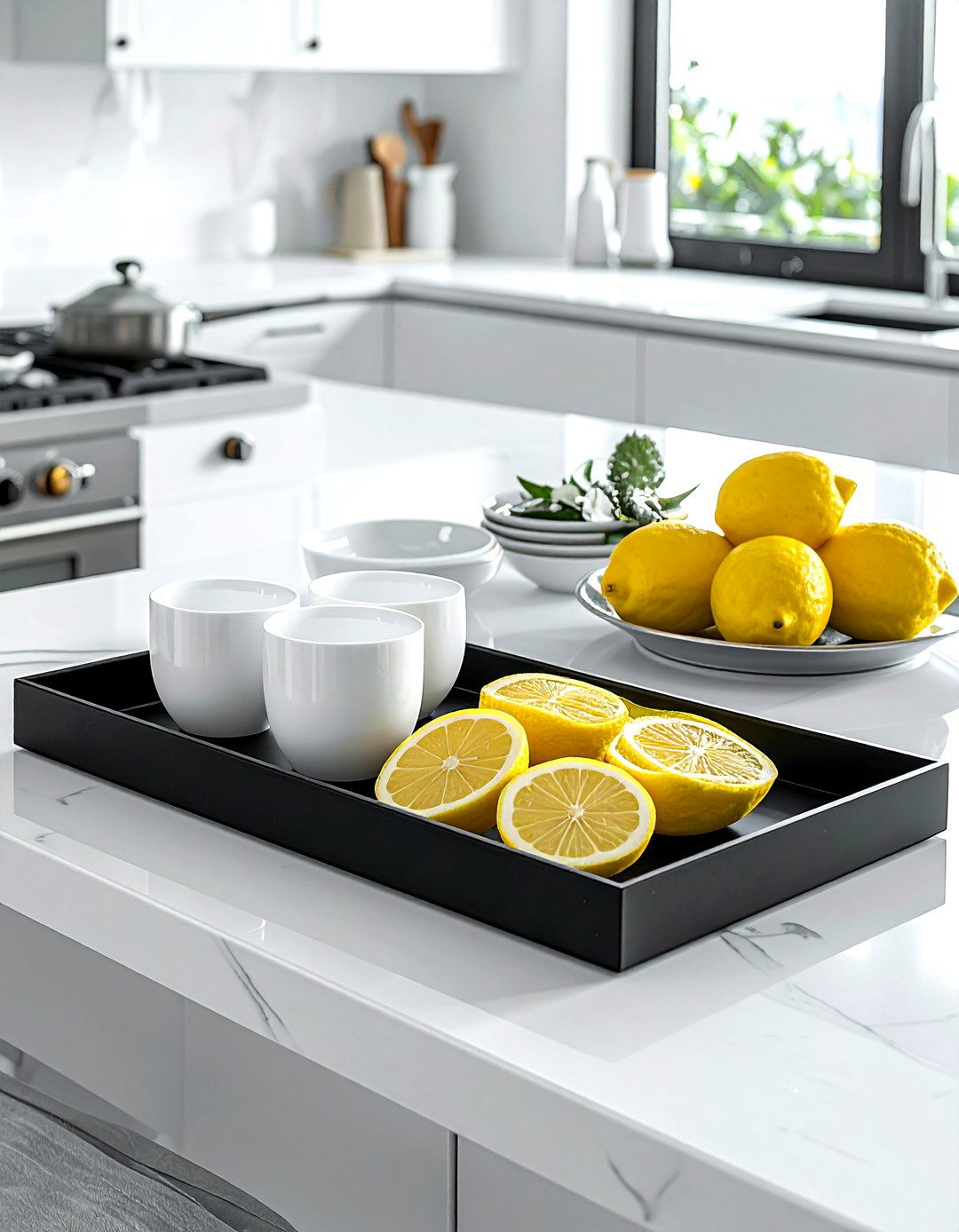 Black tray - 30 bar tray ideas