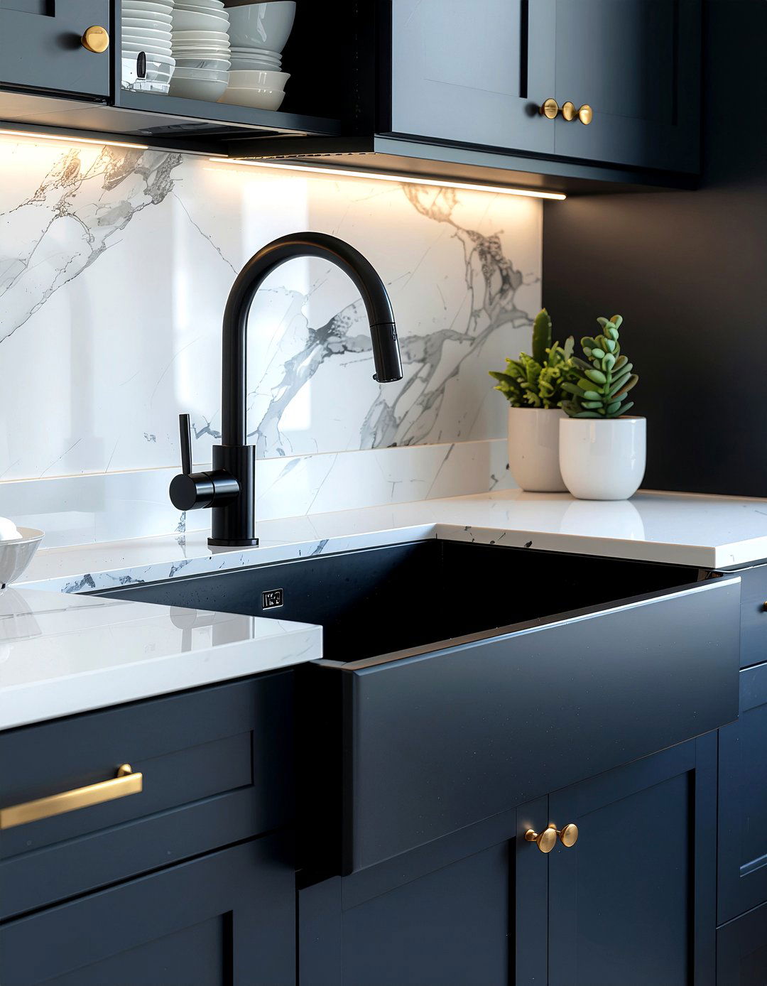 30 Chic Black Sink Kitchen Ideas for a Modern Home Design