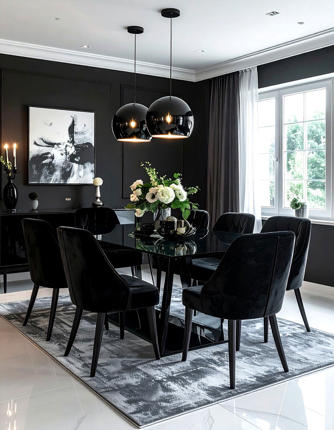 30 Bold Dark Black Dining Room Ideas for Elegant Entertaining