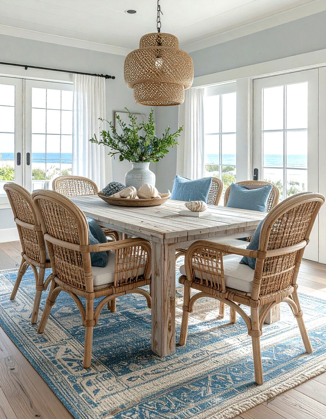 Black wicker dining chairs - 30 wicker dining chair ideas