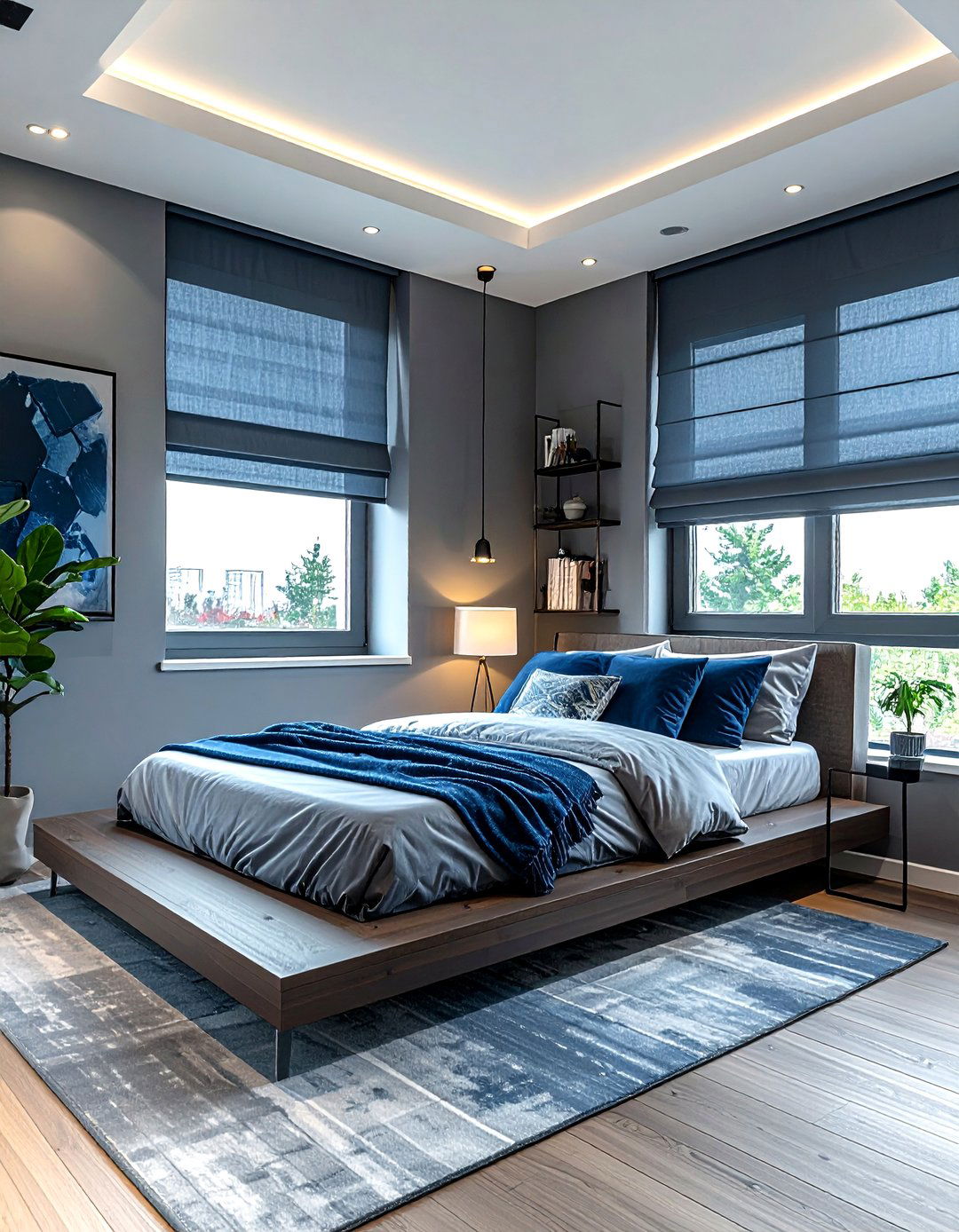 Blackout Cellular Shades - 30 bedroom window treatment ideas