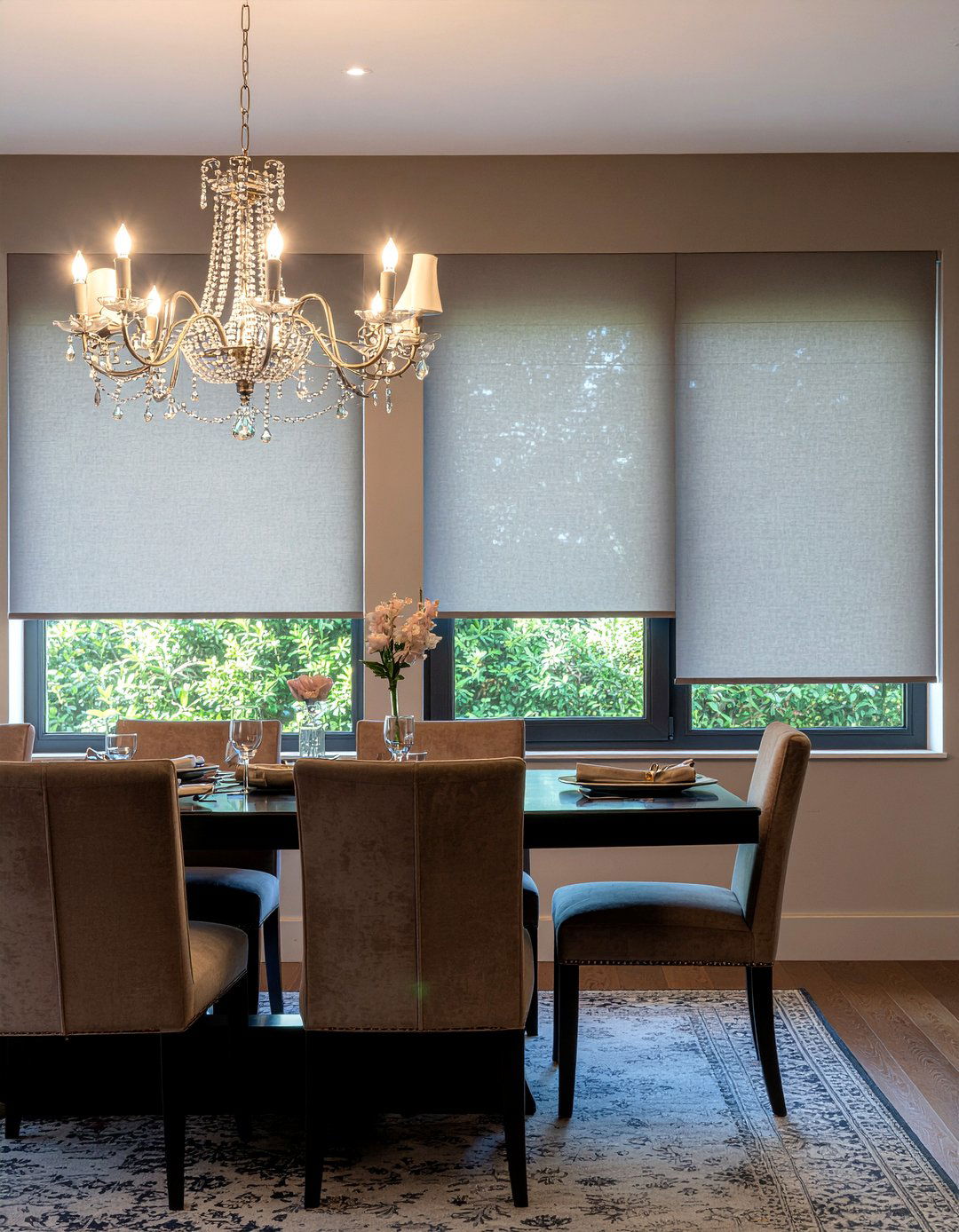 Blackout Roman Shades - 30 dining room roman shade ideas