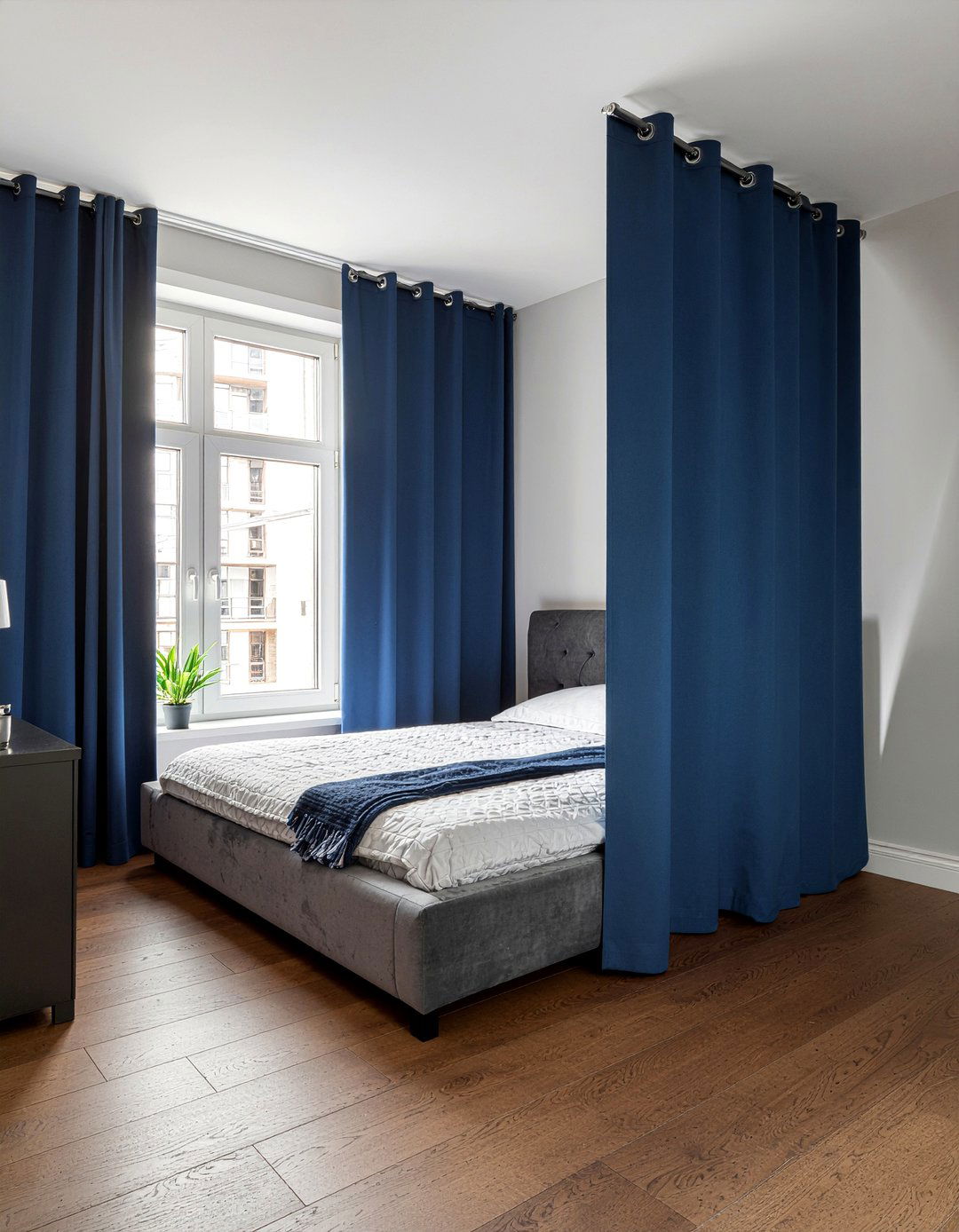 Blackout Sleeping Nook Curtain - 30 bedroom curtain dividers