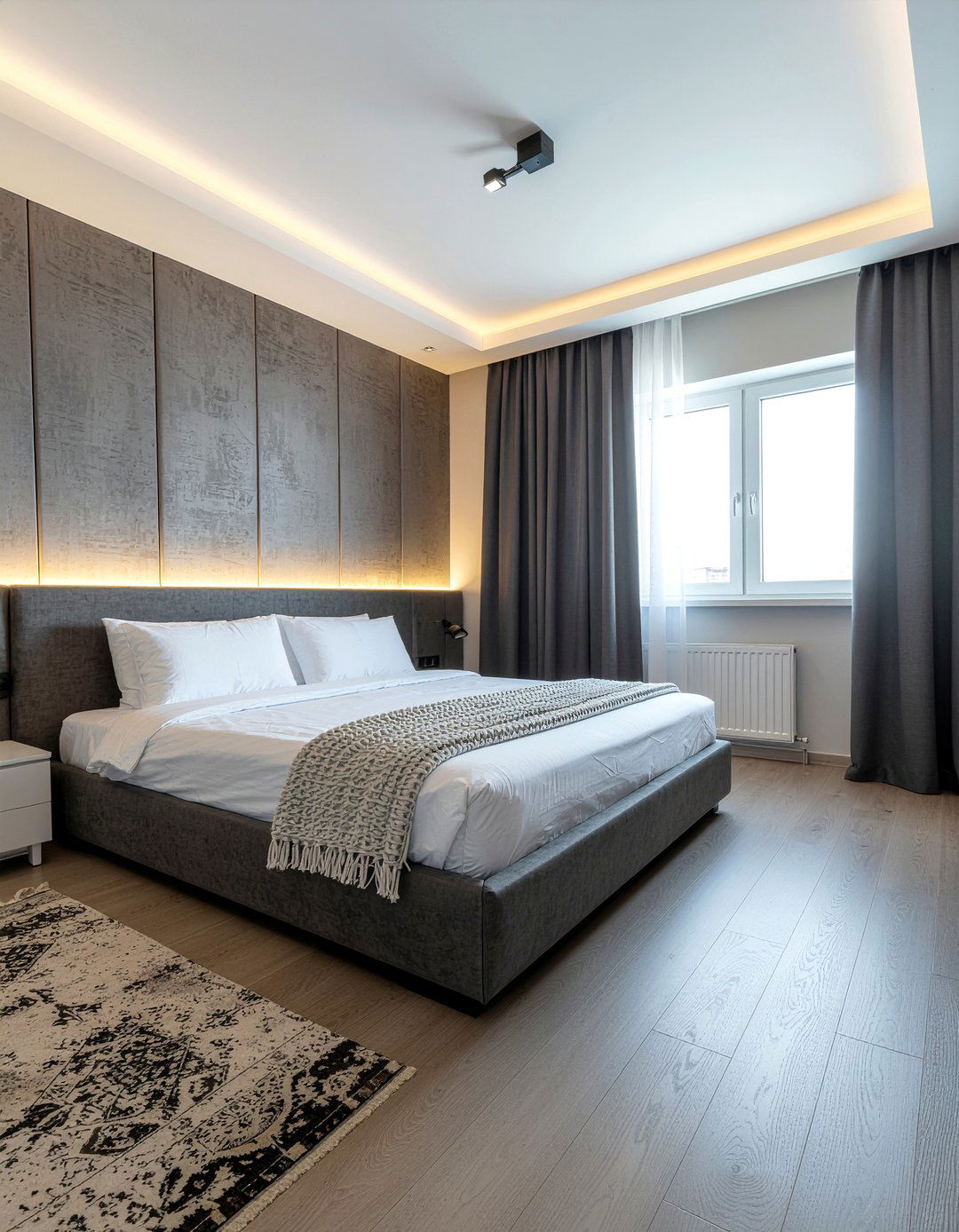 Blackout Window Curtains - 30 restful bedroom ideas