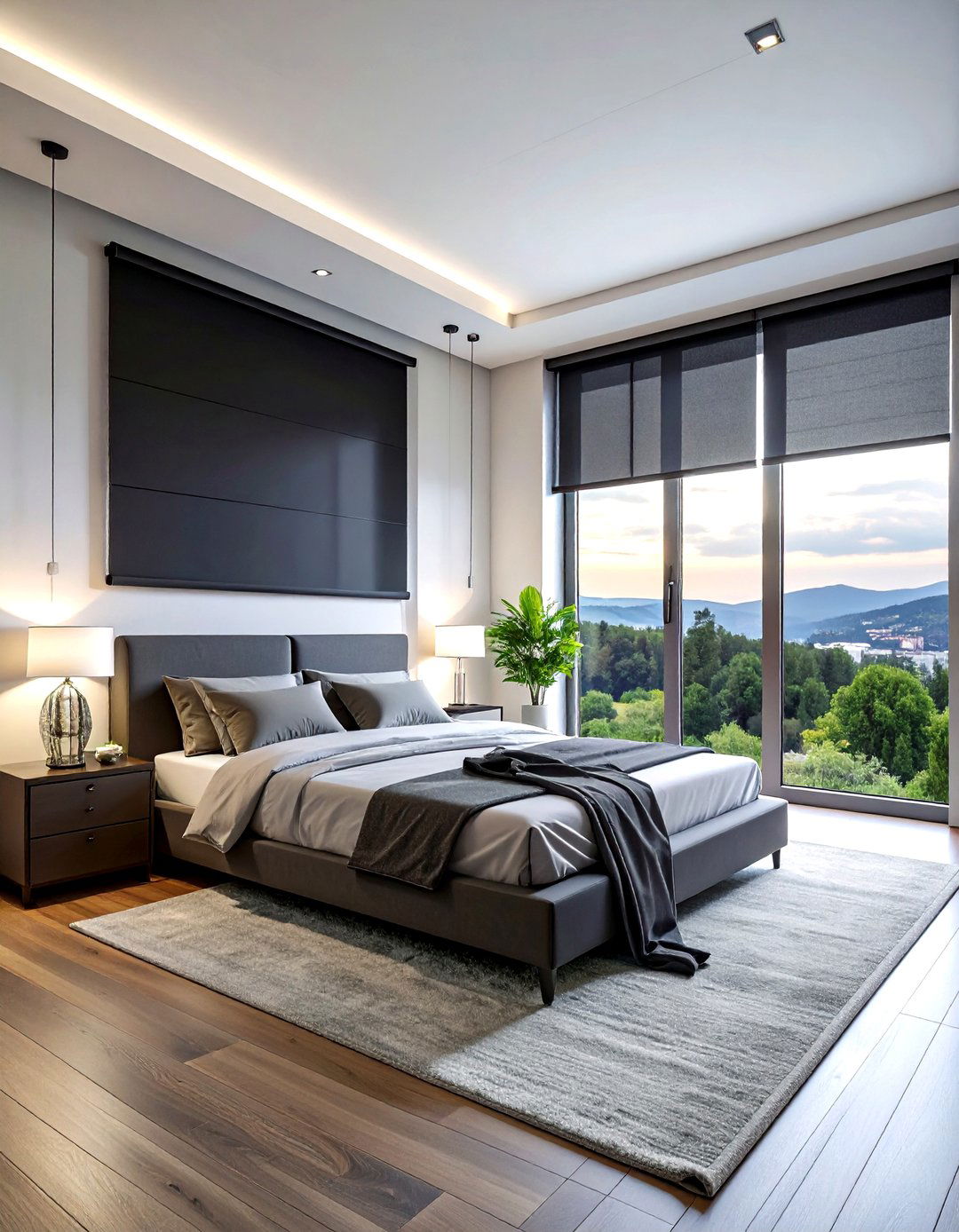 Blackout roller shades - 30 low-maintenance decor ideas