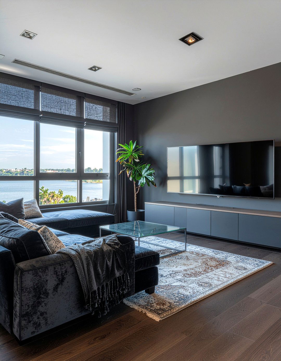 Blackout roman shades - 30 living room roman shades