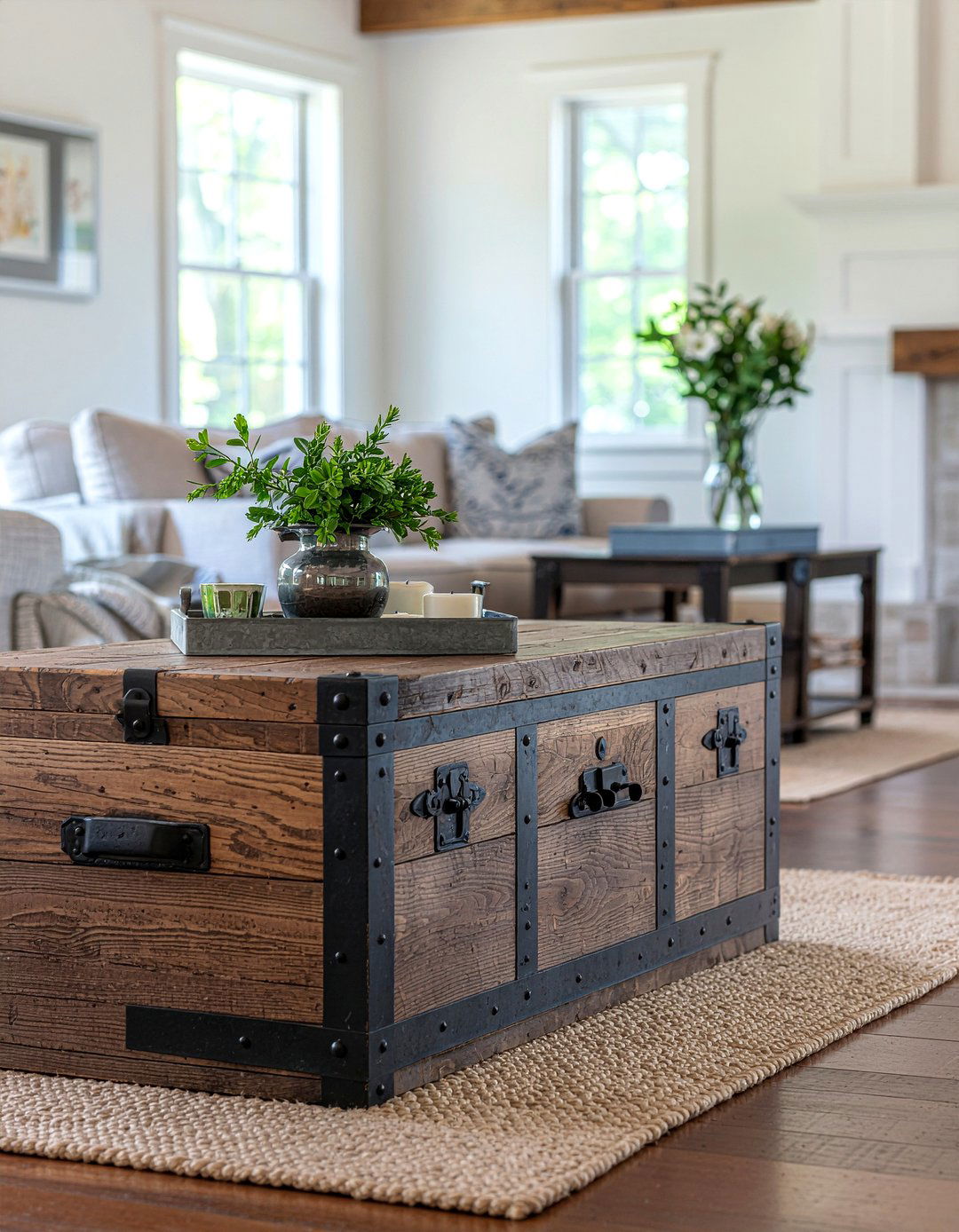 Blanket Chest Coffee Table - 30 repurposed living room ideas