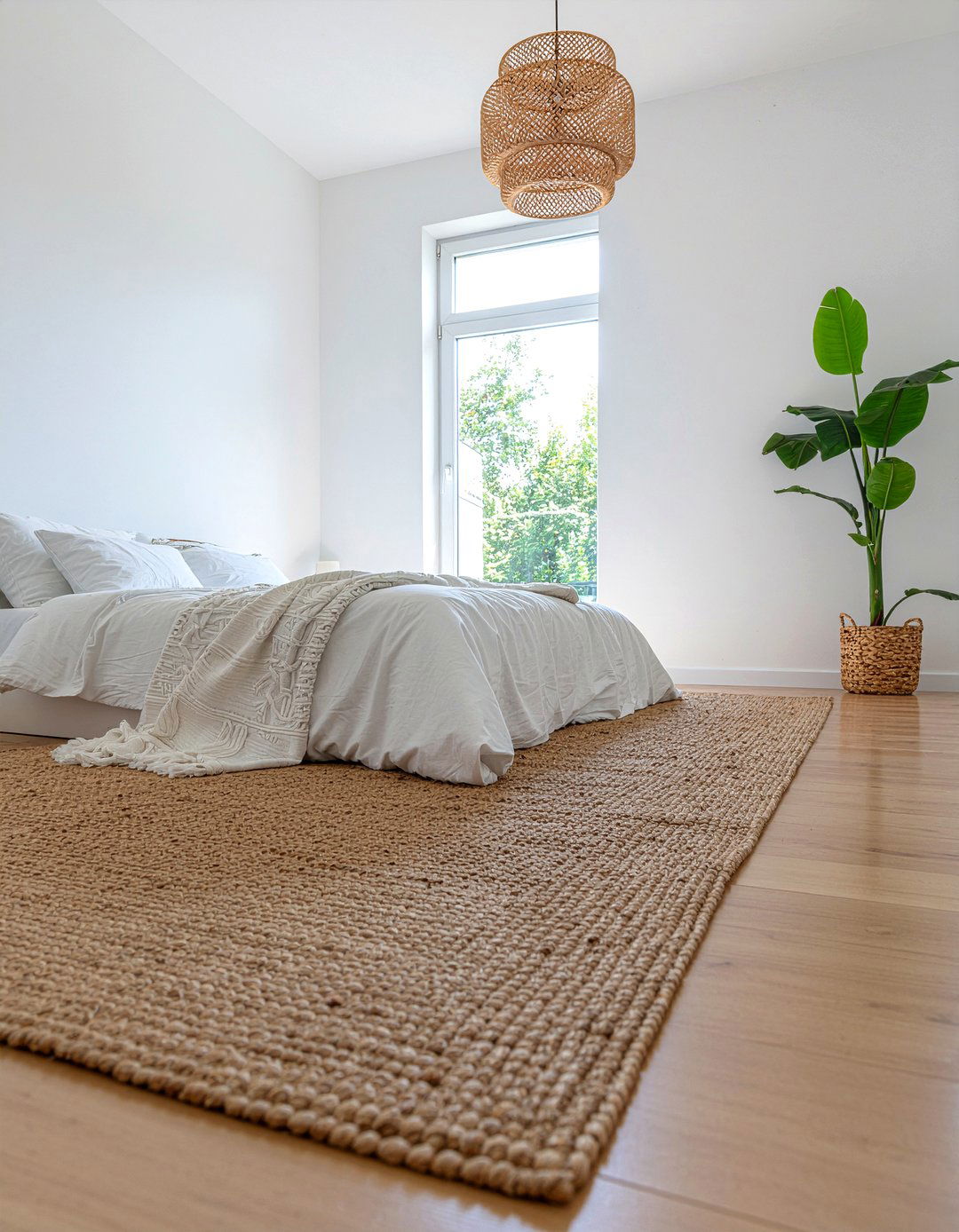 Bleached Sisal Rug Bedroom - 30 sisal bedroom ideas