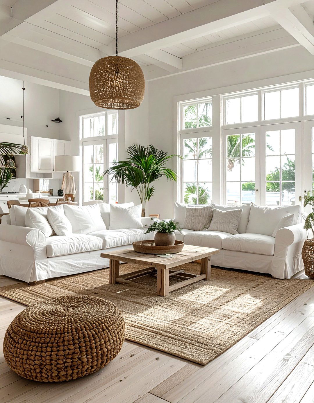 Bleached Wood Floor - 30 living room hardwood floors