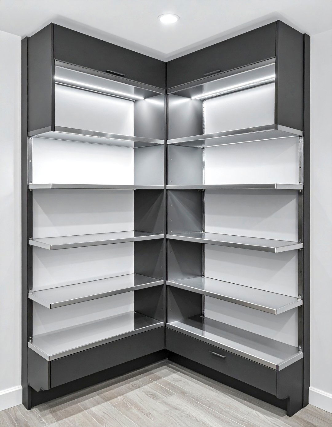 Blind corner pull out unit - 30 kitchen built-in storage ideas