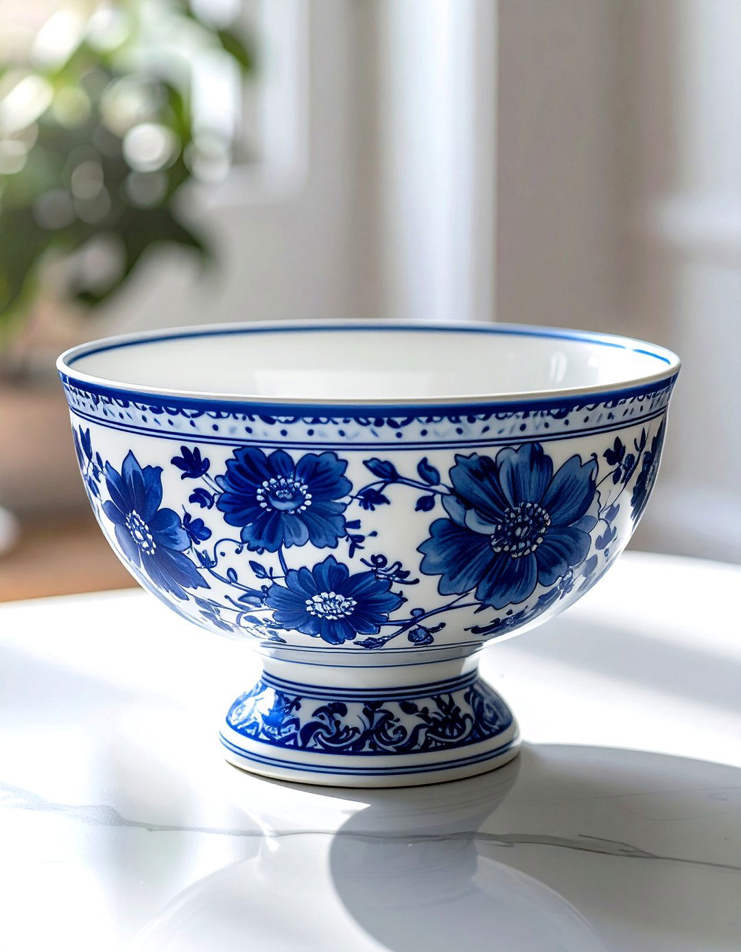 Blue And White Ginger Jar Bowl - 30 bowl centerpiece dining ideas
