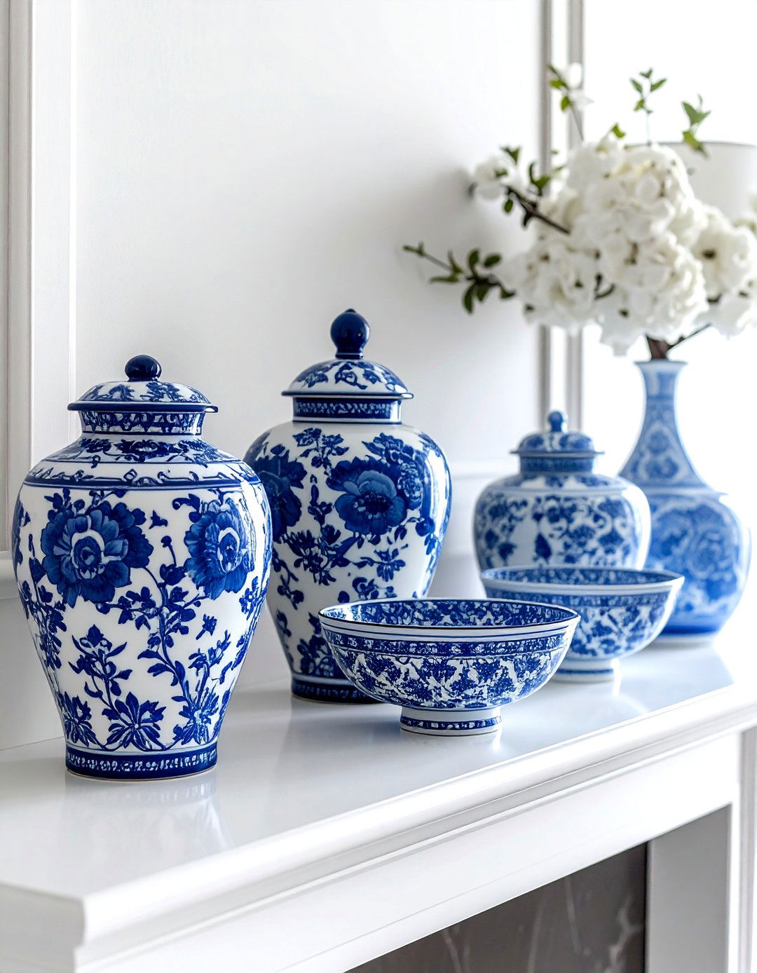 Blue And White Porcelain - 30 pottery decor ideas