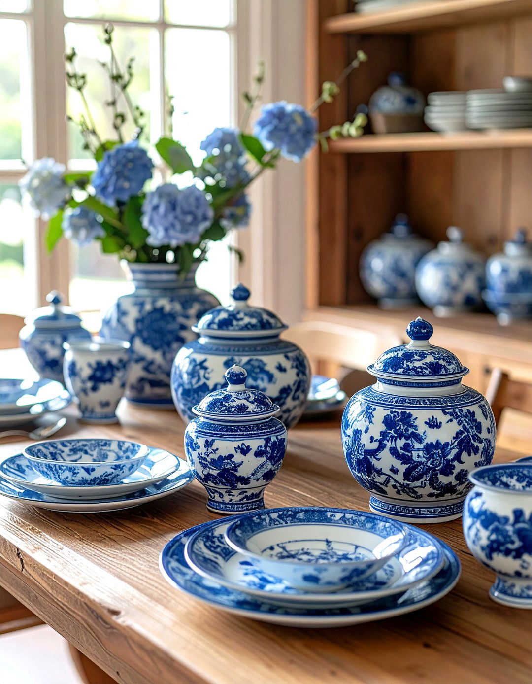 Blue And White Porcelain - 30 château dining room ideas