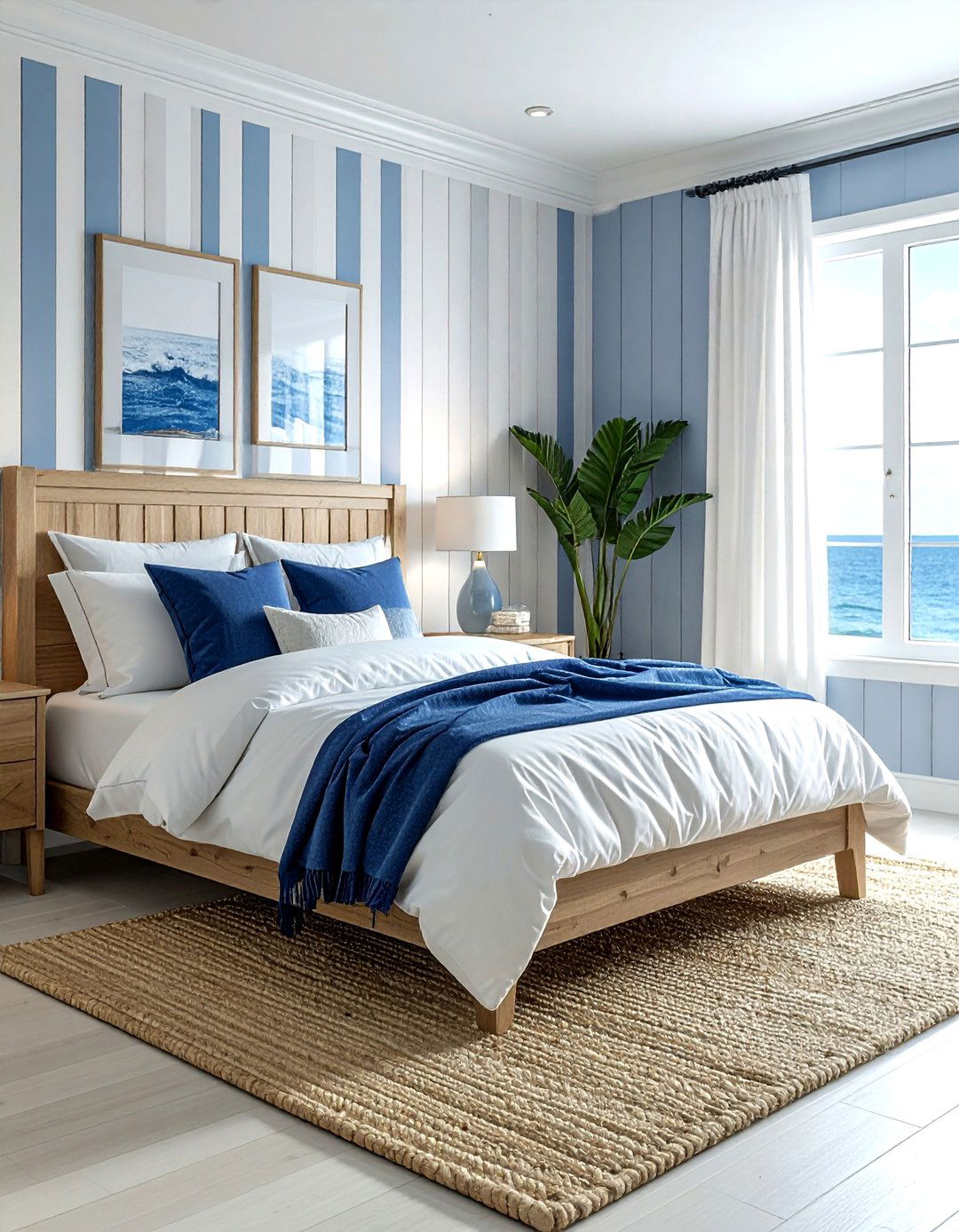 Blue And White Striped Wallpaper - 30 striped wallpaper ideas