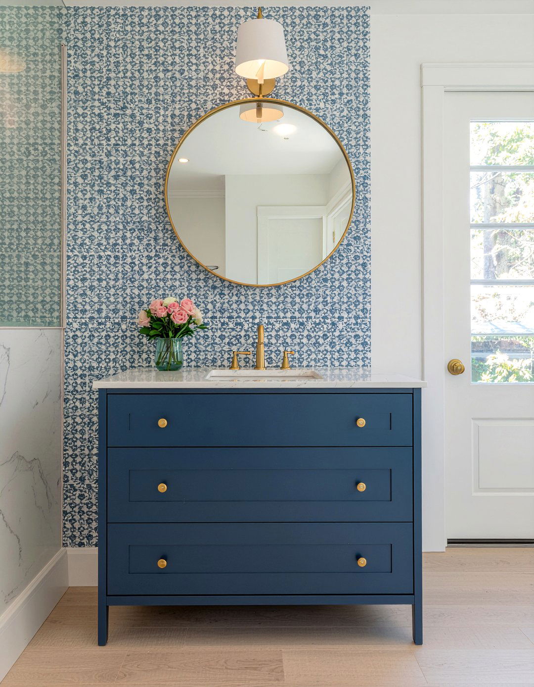 Blue Bathroom Vanity - 30 Lowes bathroom ideas