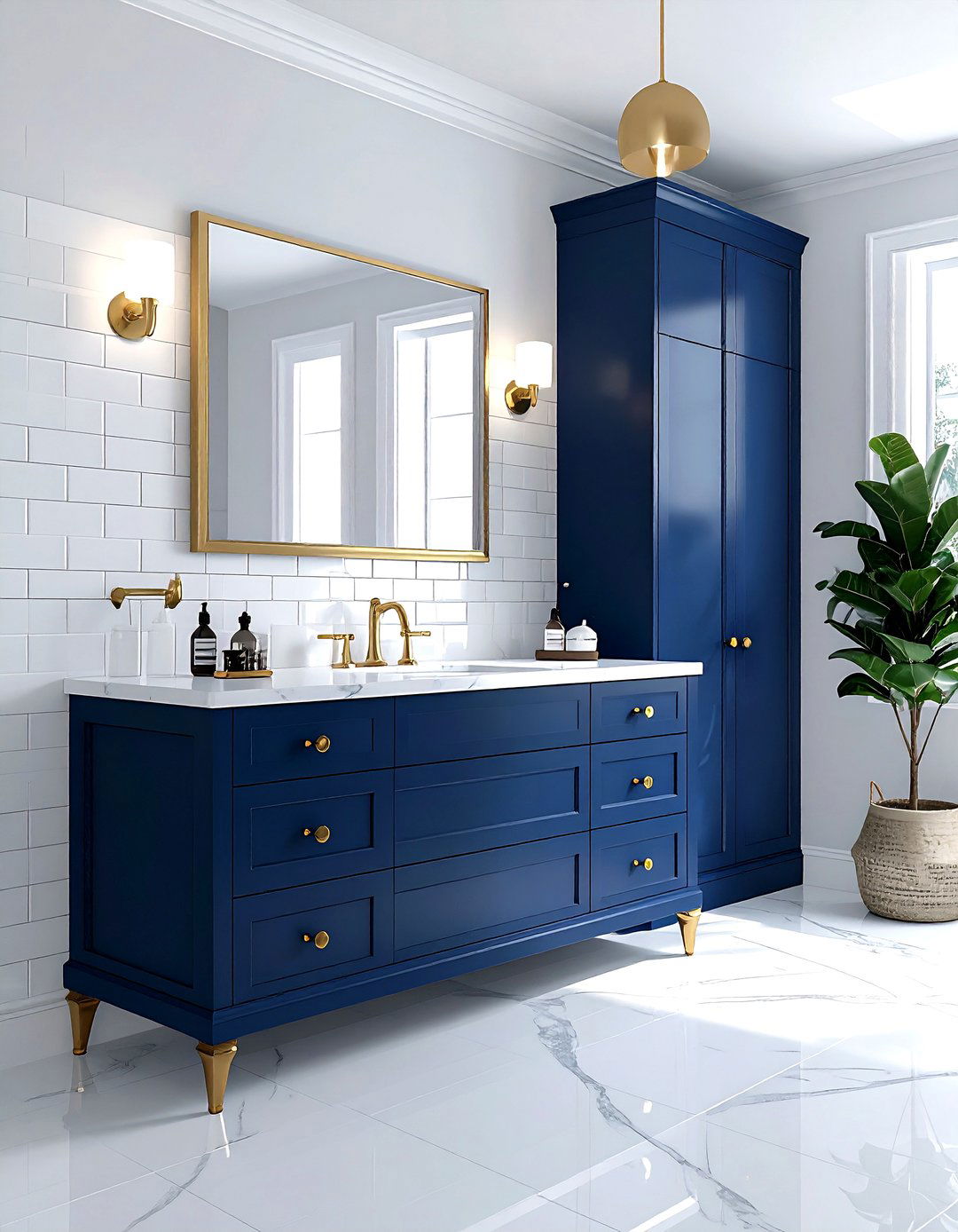 Blue Bathroom Vanity - 30 popular bathroom ideas