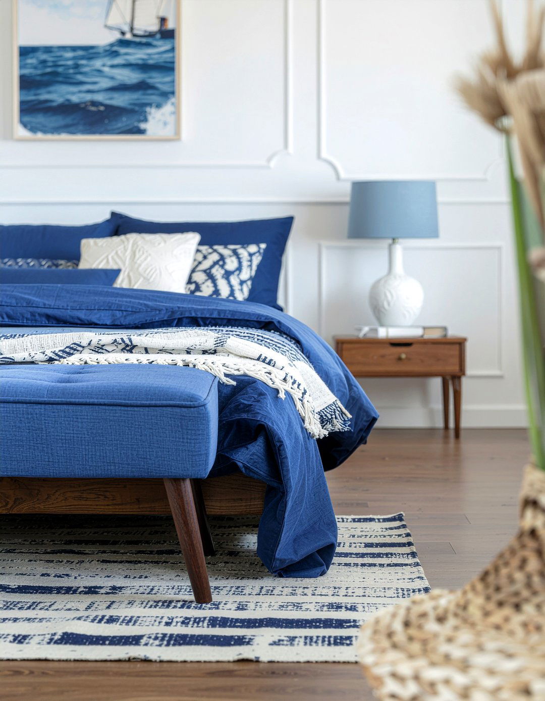 Blue Bedroom Settee - 30 bedroom settees