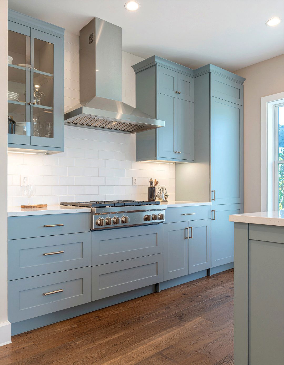 Blue Gray Kitchen Cabinets - 30 gray kitchen cabinet ideas