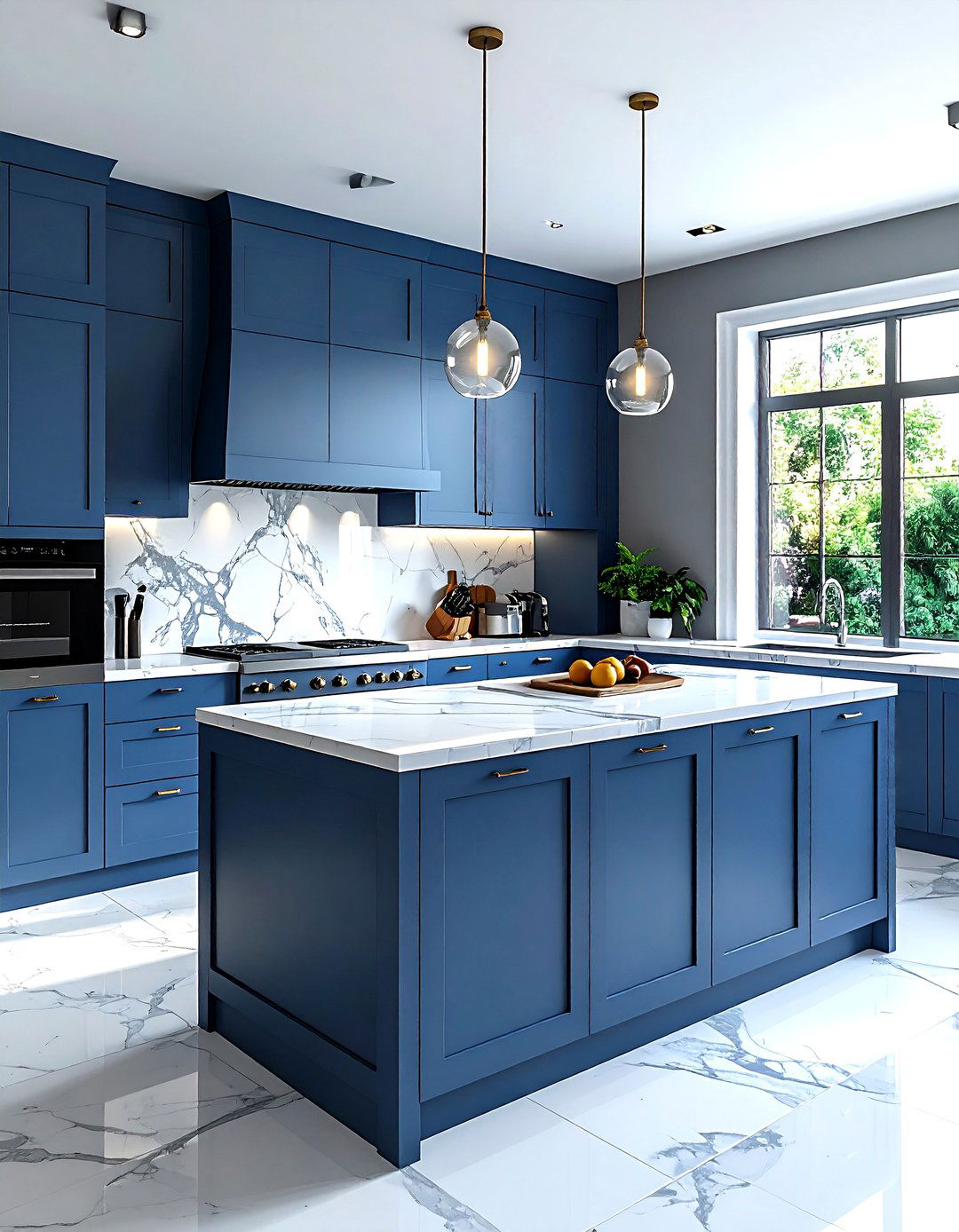 Blue Grey Kitchen Cabinets - 30 grey kitchen design ideas