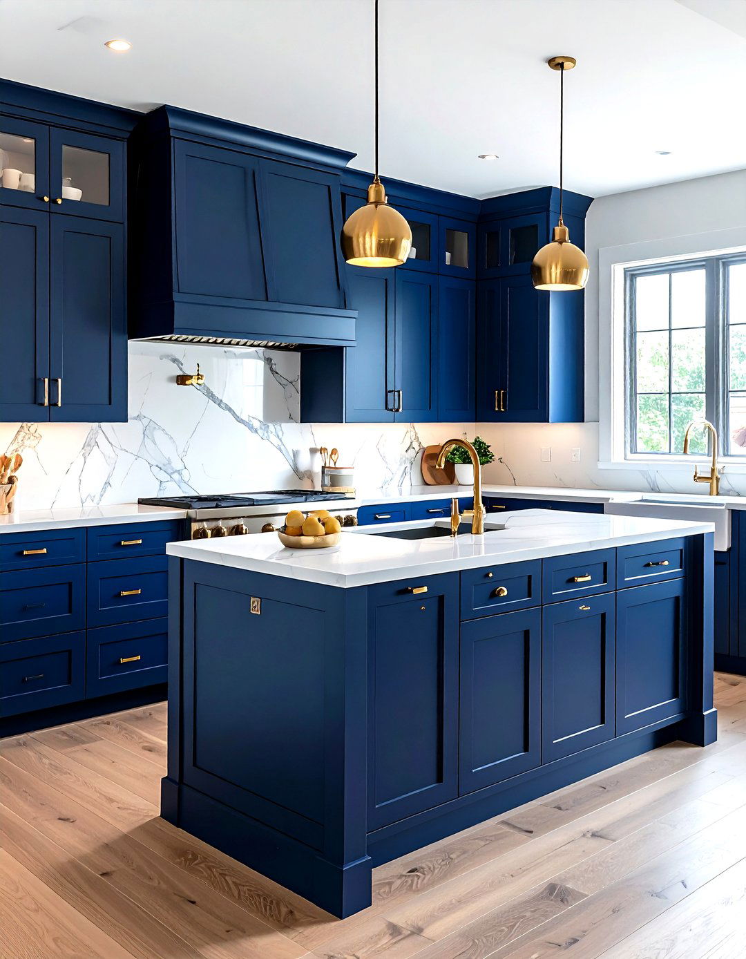 Blue Kitchen Cabinets - 30 blue decor ideas