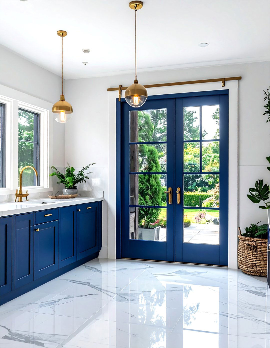 Blue Kitchen Dutch Door - 30 kitchen Dutch door ideas