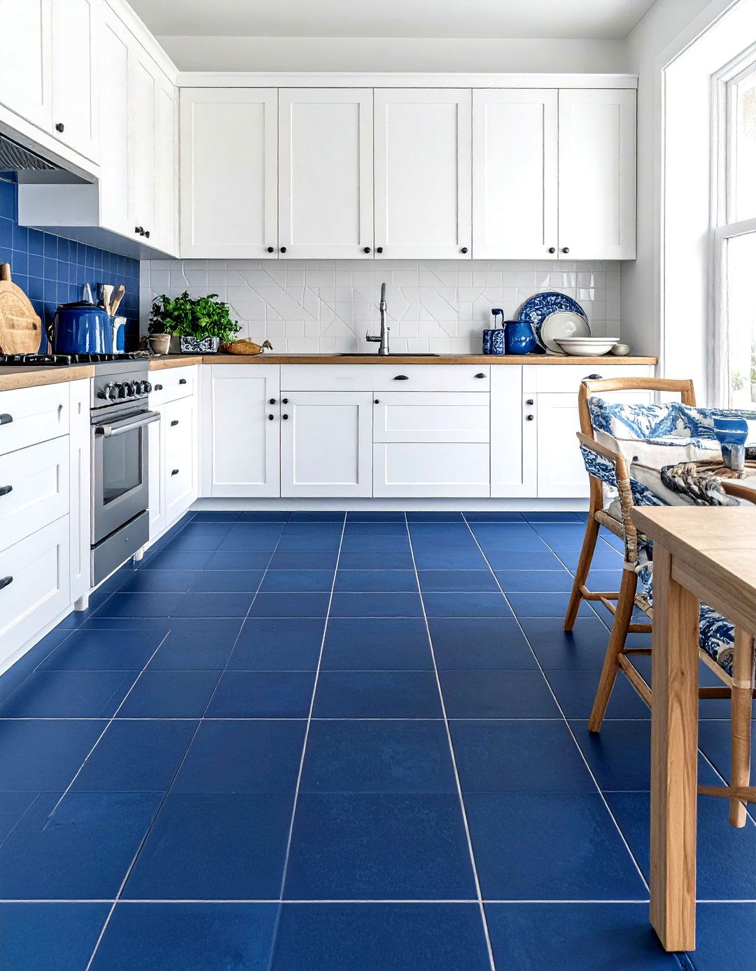 Blue Kitchen Floor Tile - 30 tile floor kitchen ideas