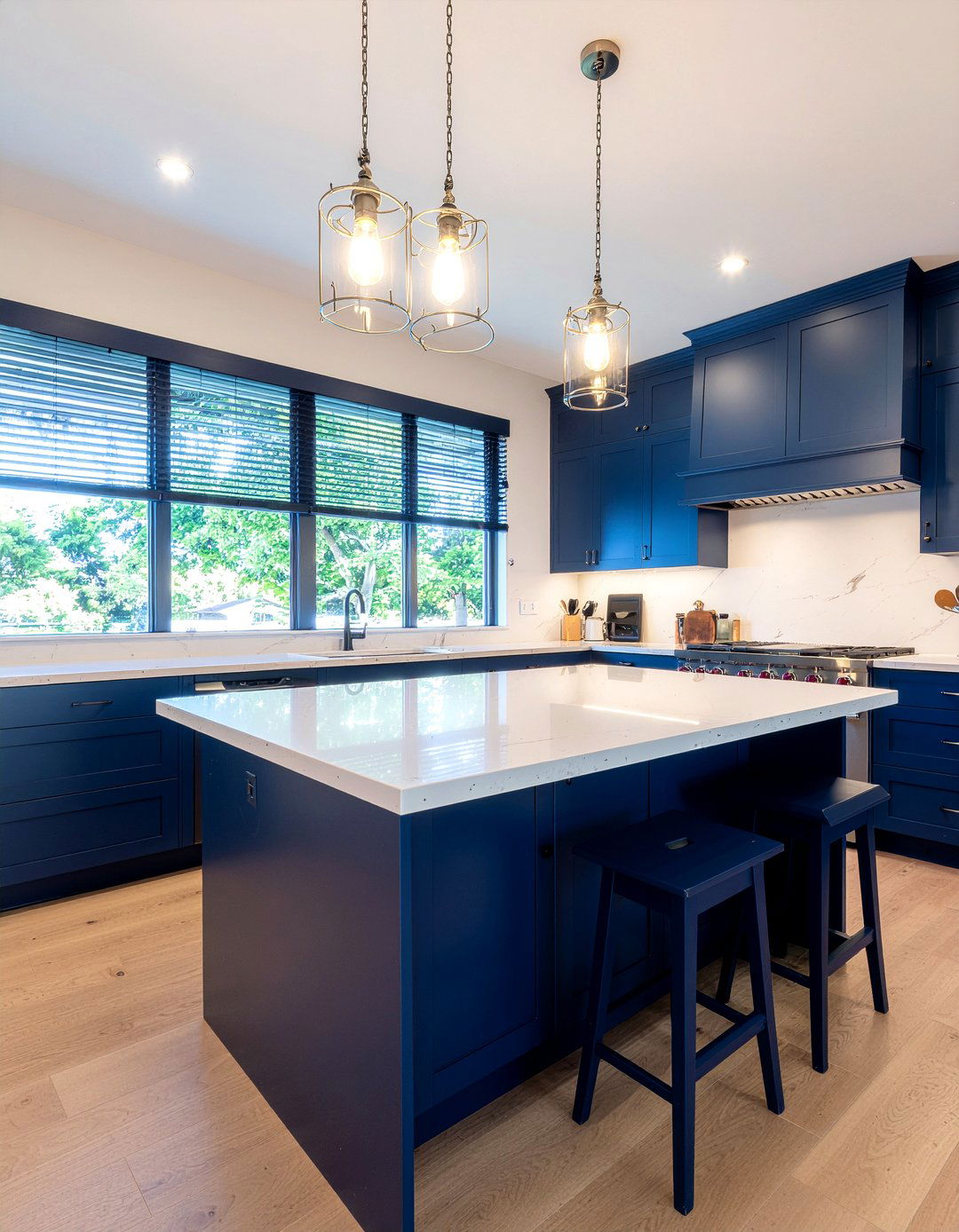 Blue Kitchen Island - 30 blue kitchen ideas