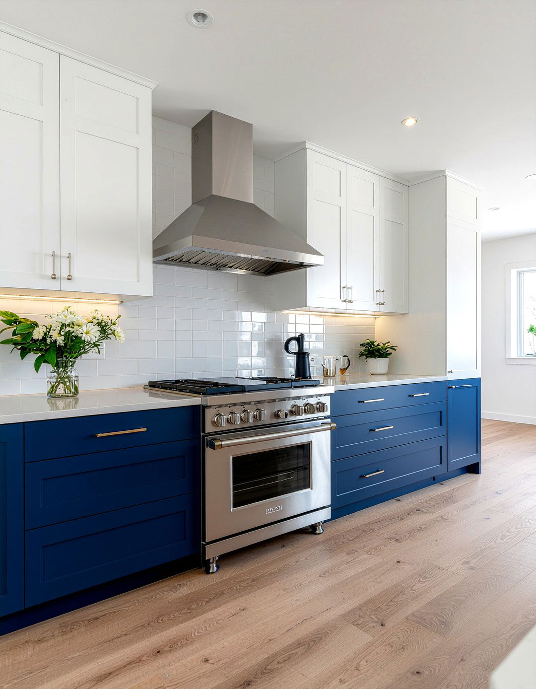Blue La Cornue Range Kitchen - 30 La Cornue kitchen ideas