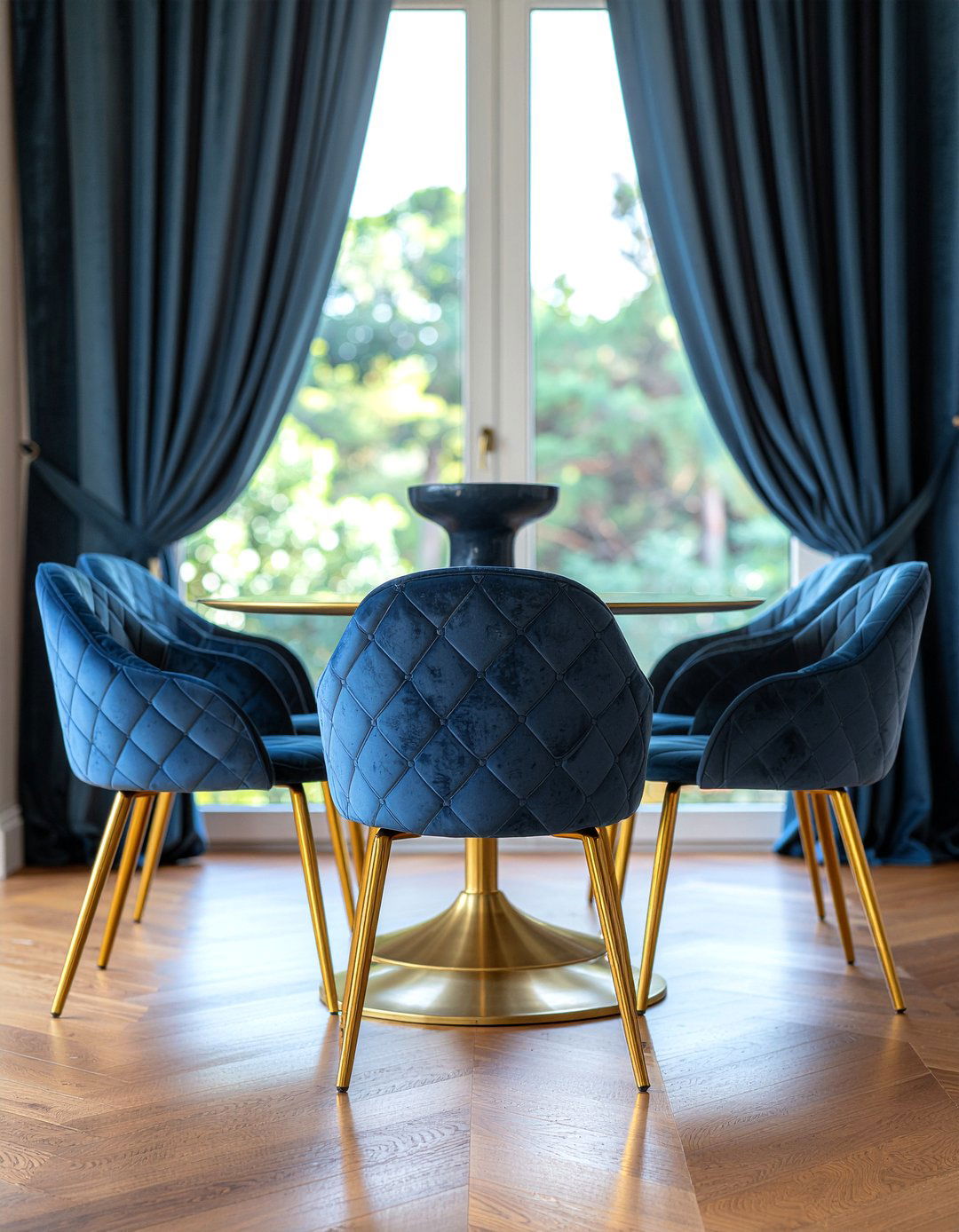 Blue Leather Dining Chairs - 30 leather dining chair ideas