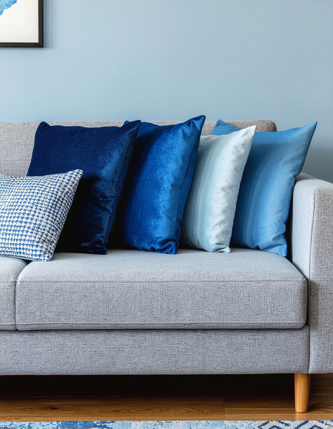 Blue Living Room Pillows - 30 living room pillow styling ideas