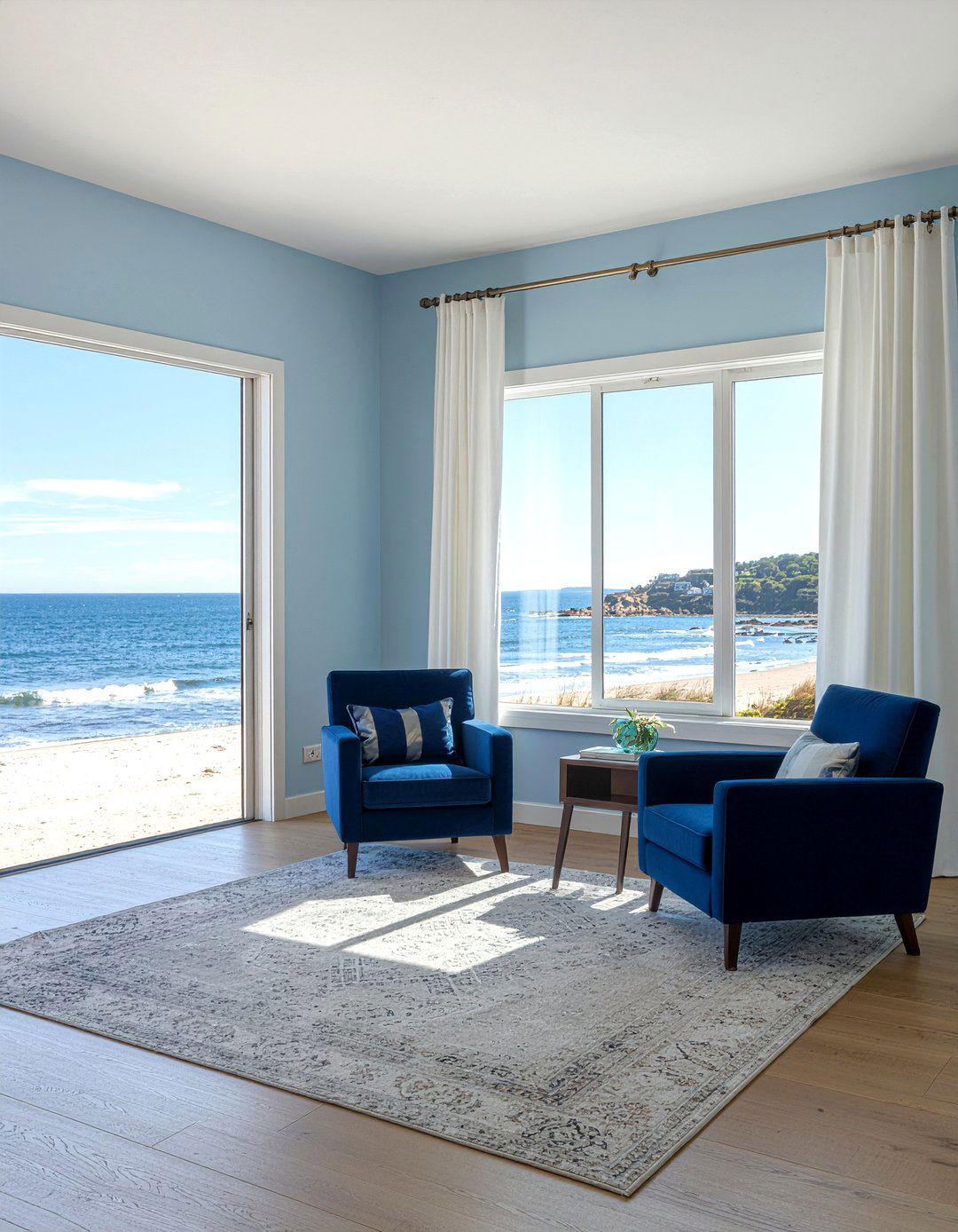 Blue Living Room - 30 calming living room ideas