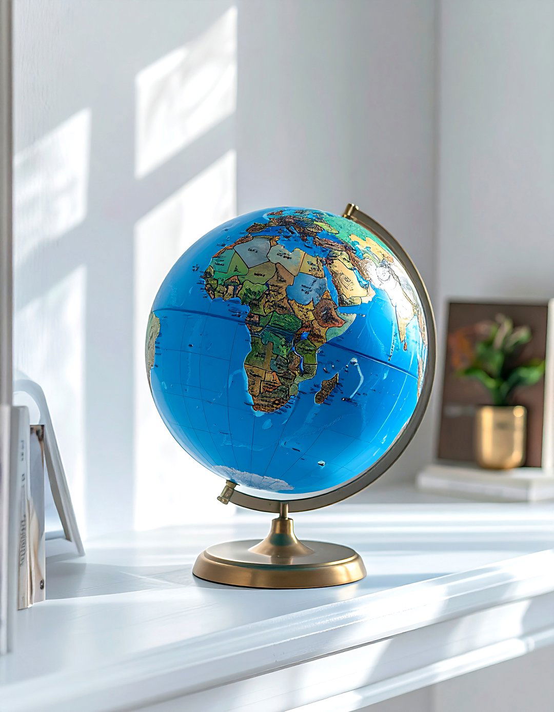 Blue Ocean Globe - 30 globe decor ideas