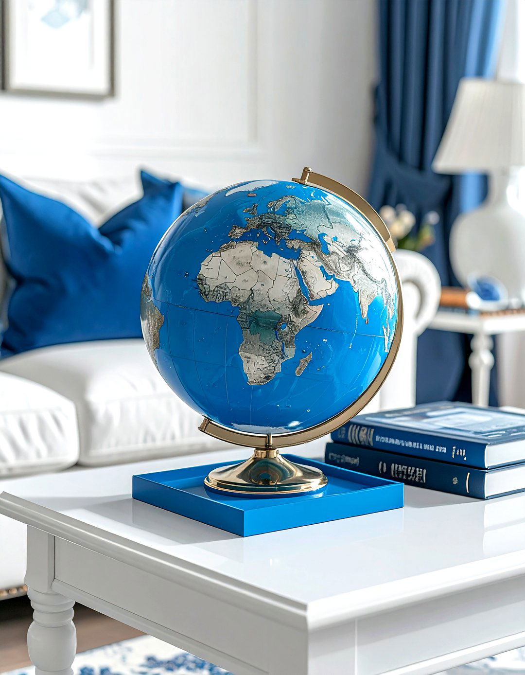 Blue Ocean Globe - 30 decorative globe ideas