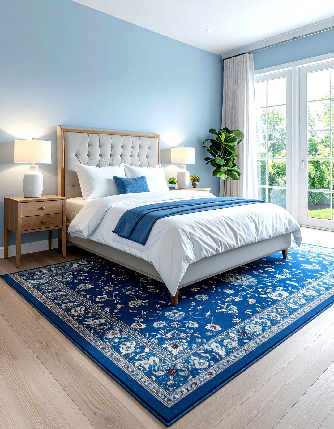 Blue Oriental Rug Bedroom - 30 oriental rug ideas