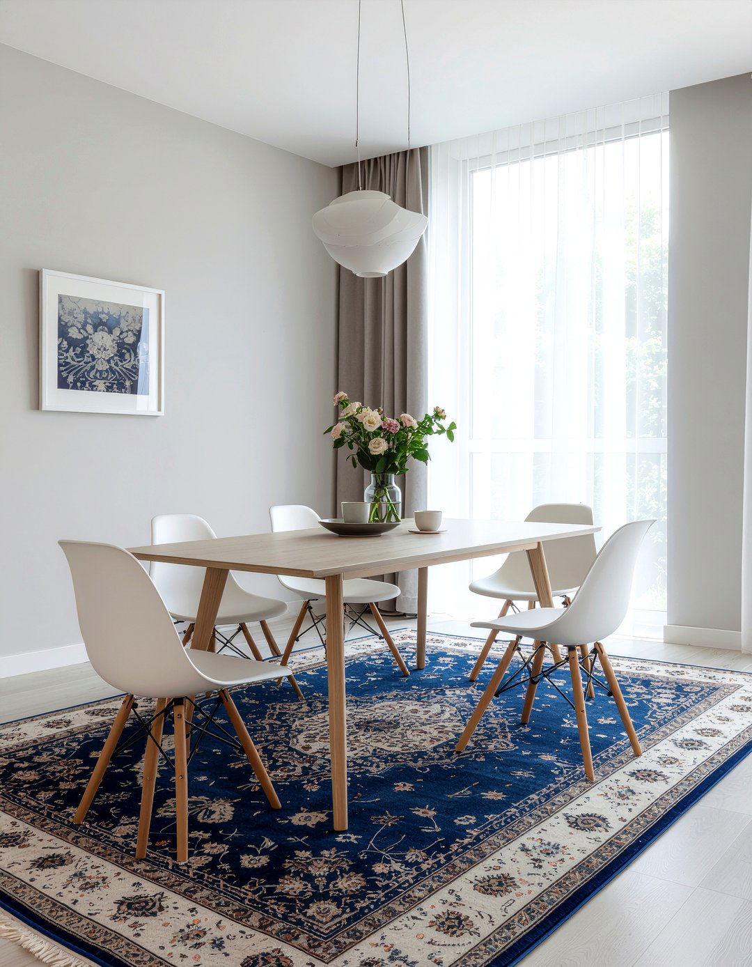 Blue Persian Rug - 30 Persian rug dining room ideas