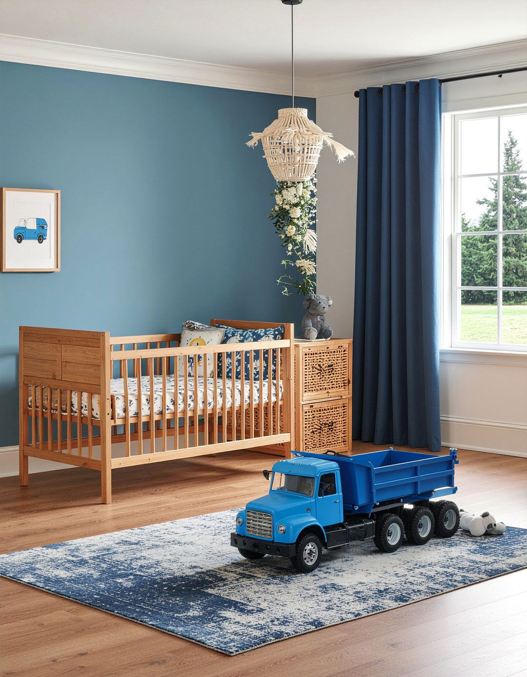 Blue Truck Nursery - 30 truck bedroom ideas