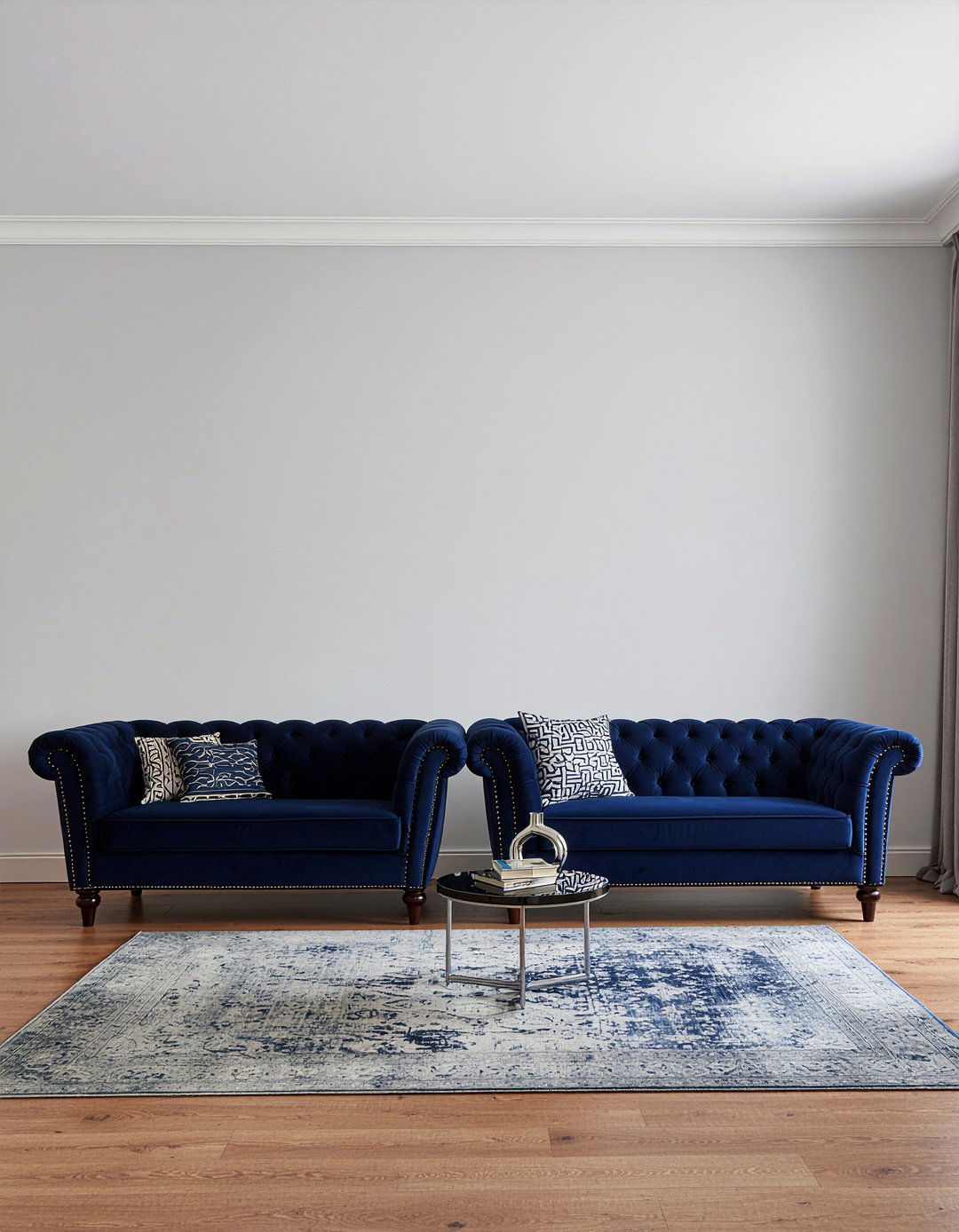 Blue Two Sofa Living Room - 30 living room two sofa ideas