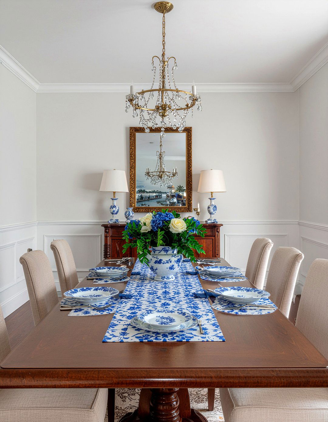 Blue Willow Pattern - 30 dinnerware dining room ideas
