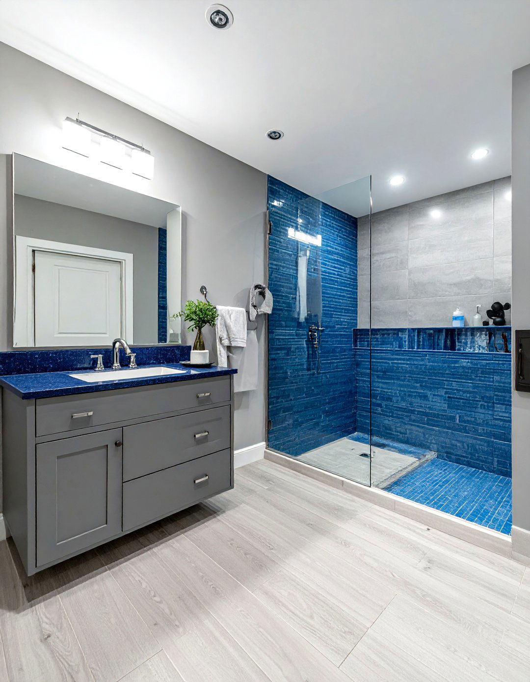 Blue and gray master bathroom - 30 blue and gray bathroom ideas