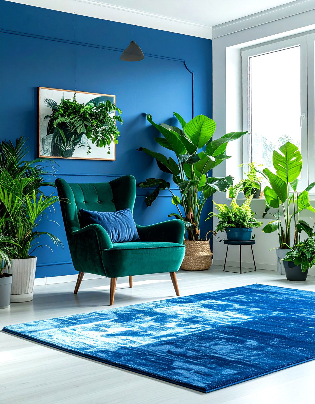 Blue and green living room - 30 contemporary blue living room ideas