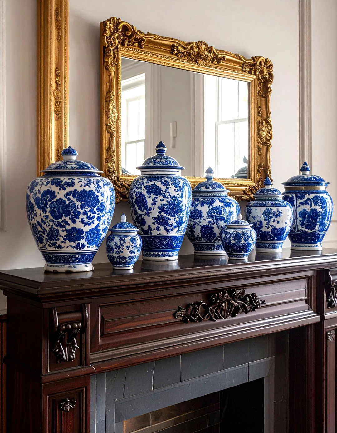 Blue and white ginger jar - 30 new traditional decor ideas