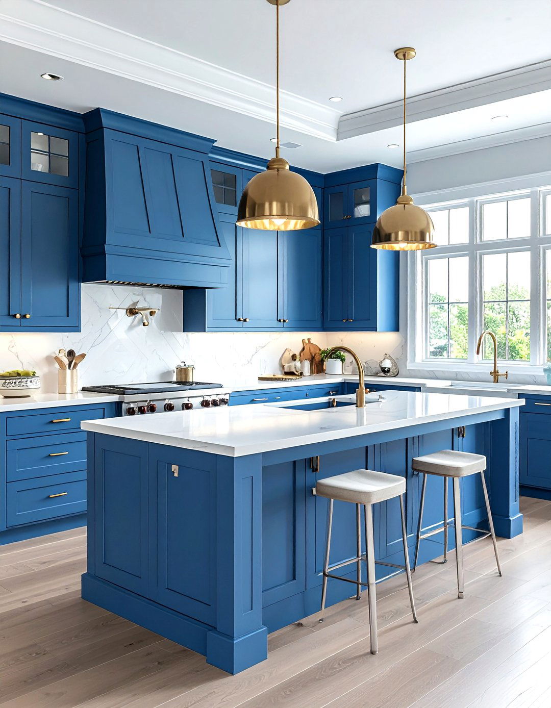Blue coastal kitchen - 30 coastal kitchen ideas