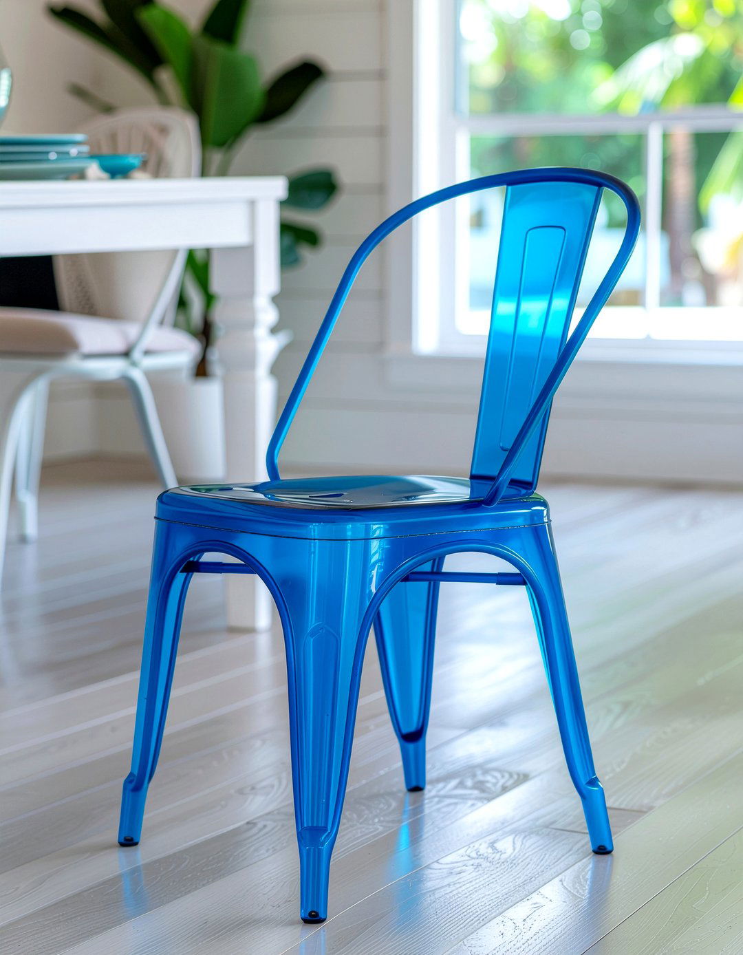 Blue ghost chair - 30 ghost dining chair ideas